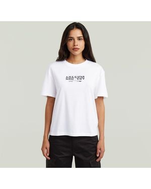 G-Star Inside Print T-Shirt - White