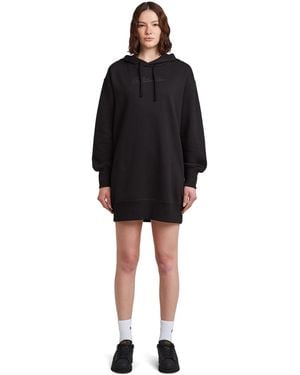 G-Star Hooded Sweater Dress - Black