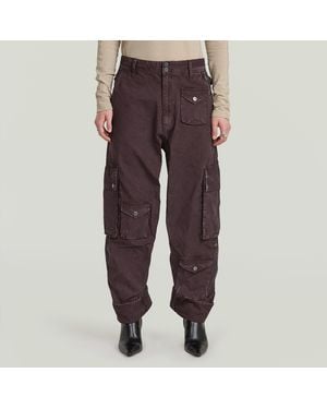 G-Star Cargo 3D Boyfriend Multi Pocket Pants - Brown