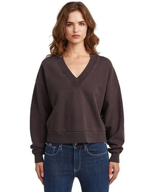 G-Star Washed Loose V Sweater - Grey