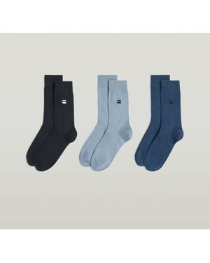 G-Star Socks 3-Pack - Blue