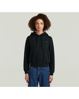 G-Star Logo Hoodie Sweat - Black