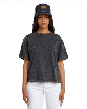 G-Star Washed G-Script T-Shirt - Black