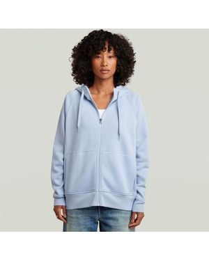 G-Star Premium Core 2.1 Hoodie Zip Thru Sweater - Blue