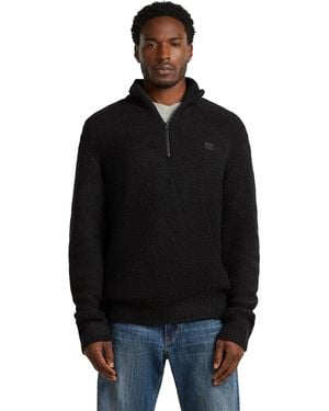 G-Star Boucle Skipper Knit - Black