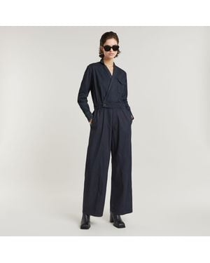 G-Star Tailored Wrap Jumpsuit - Blue
