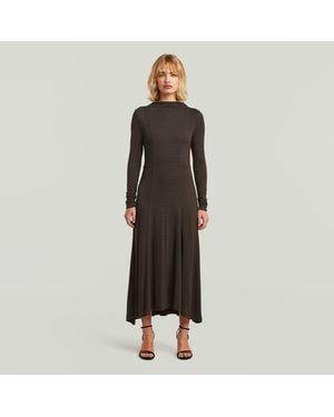 G-Star Drape Jersey Dress - Black