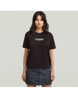 G-Star Hd Graphic T-Shirt - Black