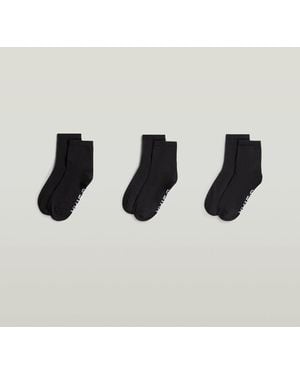 G-Star Anklet Sock 3-Pack - Black