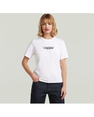 G-Star Hd Graphic T-Shirt - White