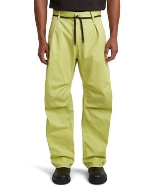 G-Star Pleated 3D Denim Pant - Green