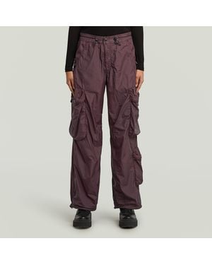G-Star Balloon Cargo Multi Pocket Pants - Purple