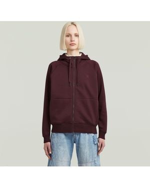 G-Star Premium Core 2.1 Hdd Zip Thru Sweater - Red