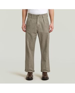 G-Star Pleated Chino Relaxed - Gray