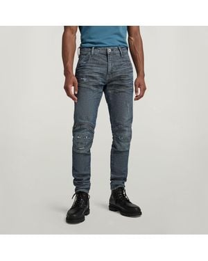 G-Star 5620 3D Zip Knee Skinny Jeans - Blue