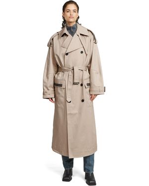 G-Star Macro Balloon Trench Coat - Natural