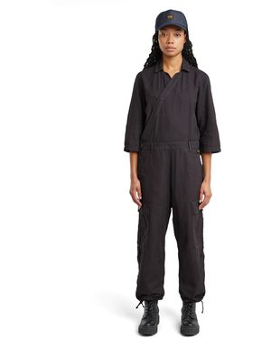 G-Star Wrap Jumpsuit - Black