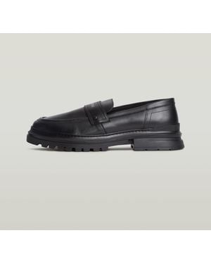 G-Star Der Millery Leder Loafer - Schwarz