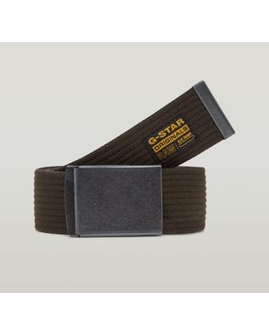 G-Star Gürtel Aus Gewebeband - Schwarz