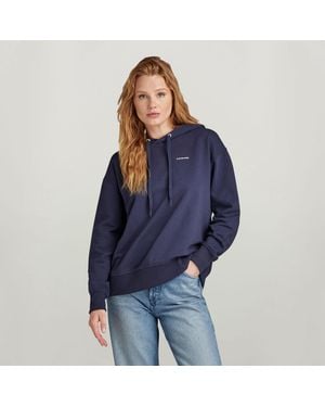 G-Star G-Star Raw Graphic Core Hooded Sweater - Blue