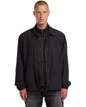 G-Star Hybrid Bomber Jacket - Black