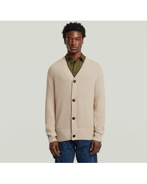 G-Star Essential Cardigan Knit - Natur