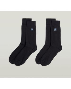 G-Star Burger Sock 2-Pack - Blue
