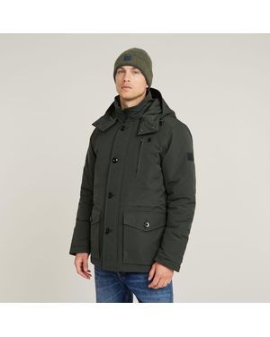 G-Star Vodan Padded Hooded Jacket - Gray
