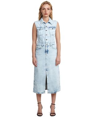 G-Star Sleeveless Dress - Blue