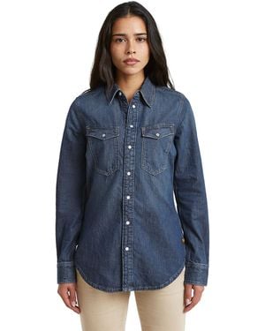 G-Star Slim Western Shirt - Blue