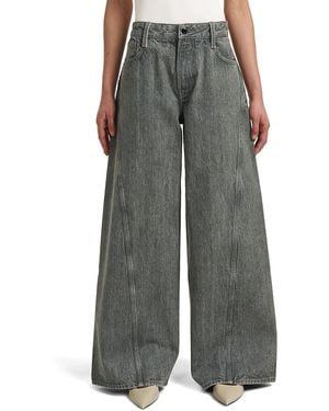 G-Star Helyx 3D Cinch Wide Jeans - Grey