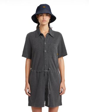 G-Star Easy Short Jumpsuit - Black