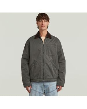 G-Star Duty Canvas Trucker Jacket - Gray