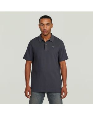 G-Star Structured Polo - Blue