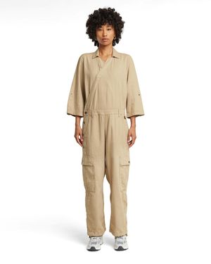 G-Star Wrap Jumpsuit - Natural