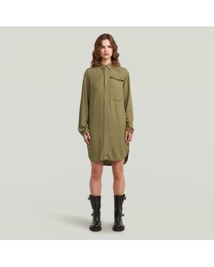 G-Star Cargo Tunic Dress - Green