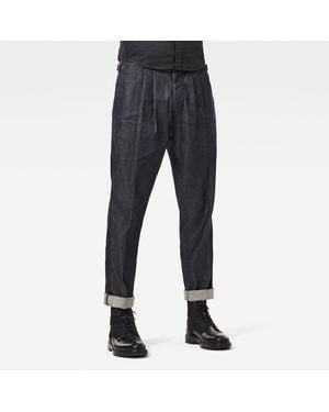 G-Star Varve Relaxed Pleated Chino - Black