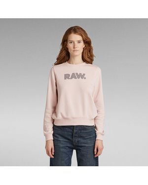 G-Star Anglaise Graphic Sweater - Red