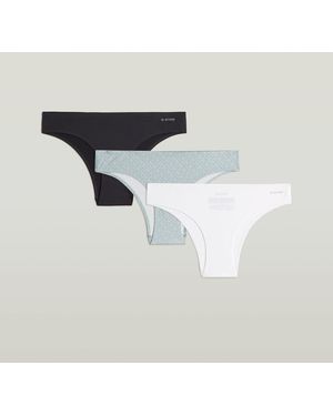 G-Star Hipster No Vpl Brief 3Er-Pack - Weiß