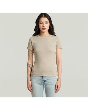 G-Star Slim Rib T-Shirt - Green