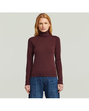 G-Star Core Turtle Slim Knit - Red