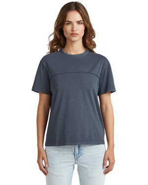 G-Star Washed Seam T-Shirt - Blue