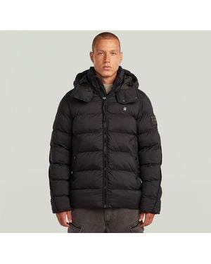 G-Star G-Whistler Padded Hooded Jacket - Black