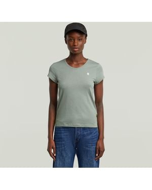 G-Star Eyben Slim V-Neck Top 2.0 - Green