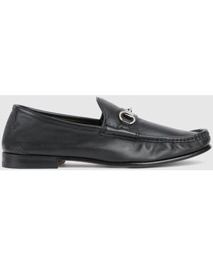 Gucci Loafer With Horsebit, Leather - Black