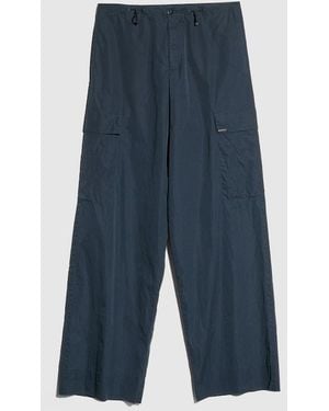 Gucci Lightweight Matt Technical Cotton Pants - Blue