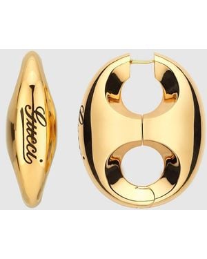 Gucci マリナチェーン ピアス, ゴールドトーン メタル - メタリック