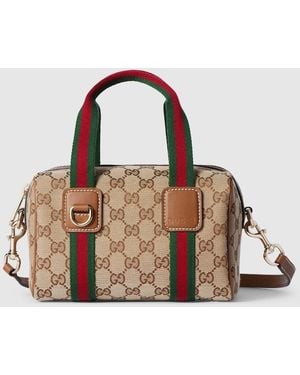 Gucci Mini Gg Handbag - Brown