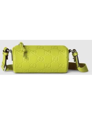 Gucci Edge Mini Cylinder Bag - Yellow