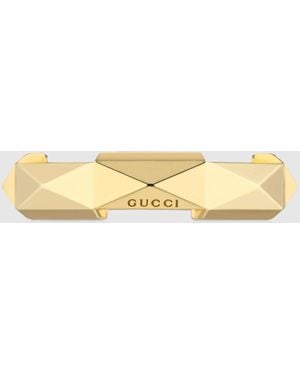 Gucci 〔 Link To Love〕スタッズ リング, イエローゴールド, イエローゴールド - メタリック
